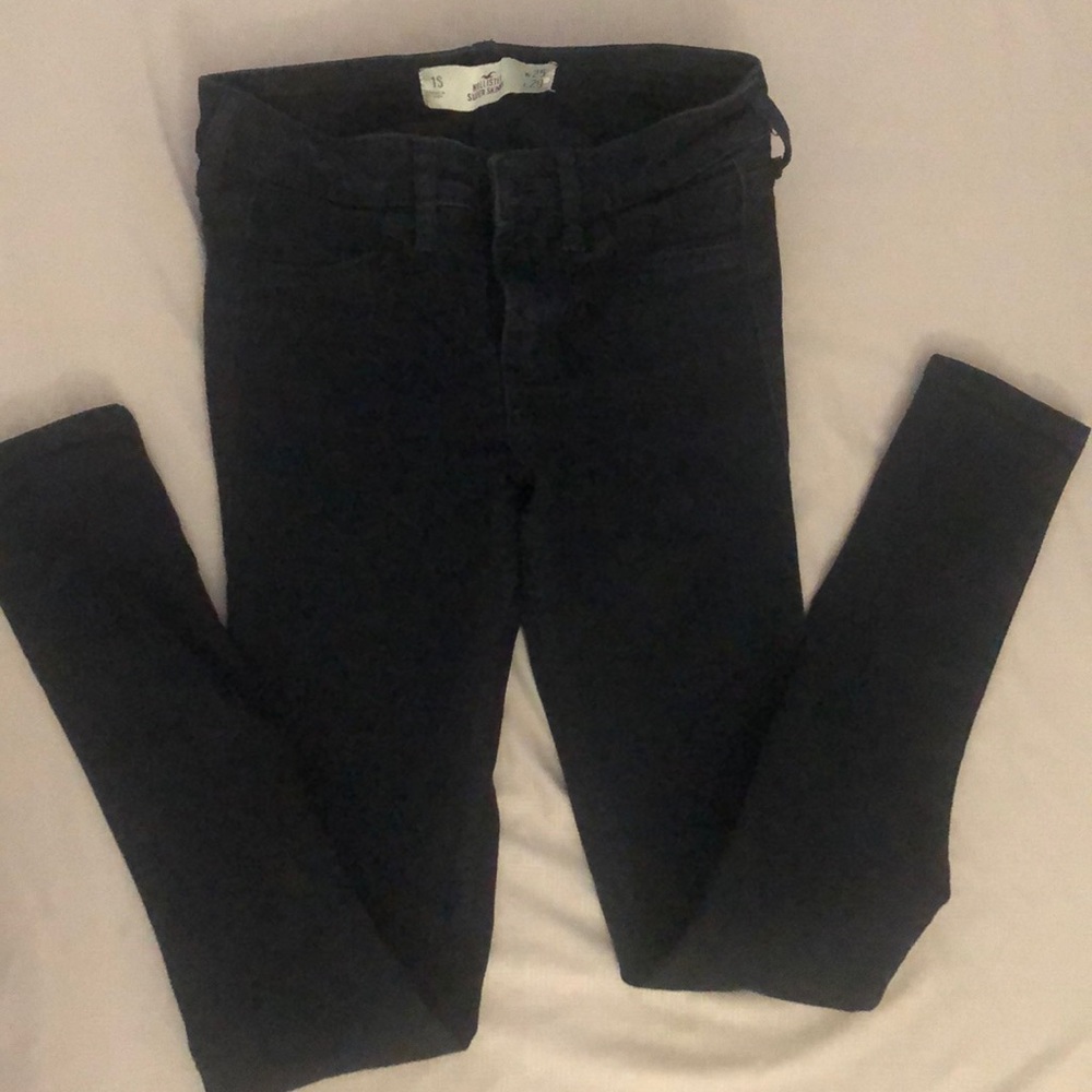 Hollister super skinny black jeans